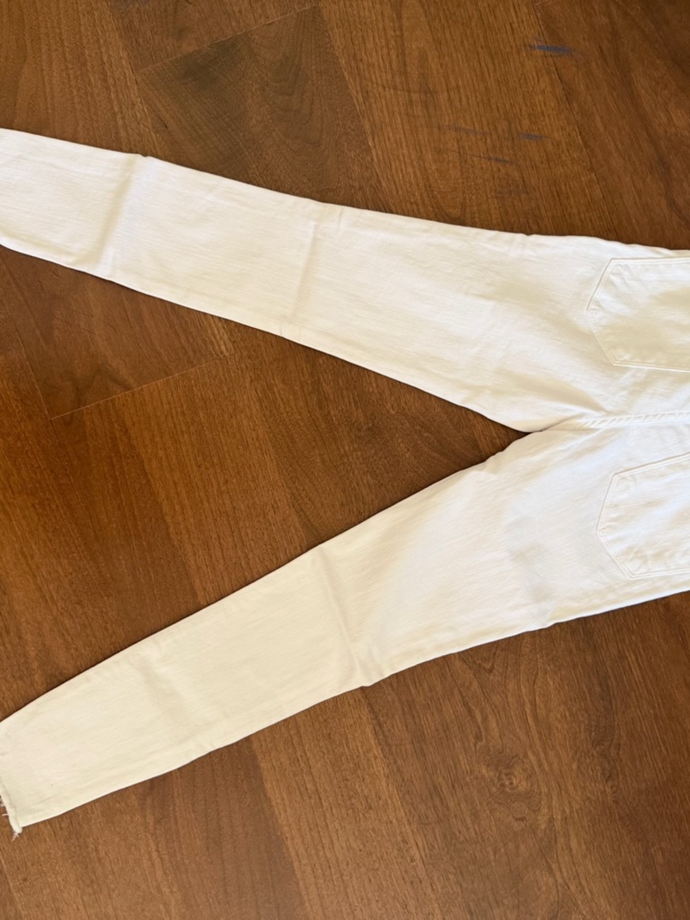 Frame Denim White Skinny Jeans - Le Skinny de Jeanne